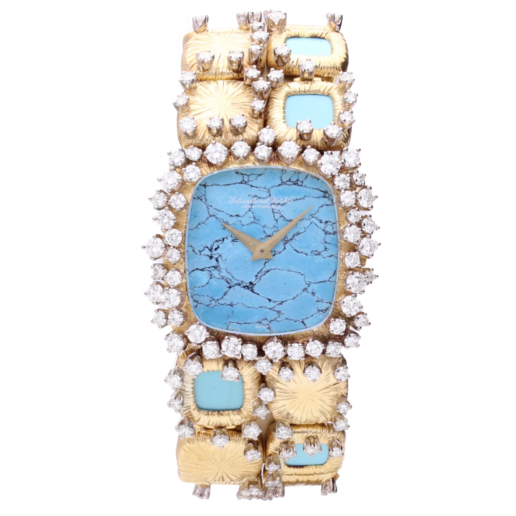IWC Ref. 378 Diamond and Turquoise-Set Bracelet Watch