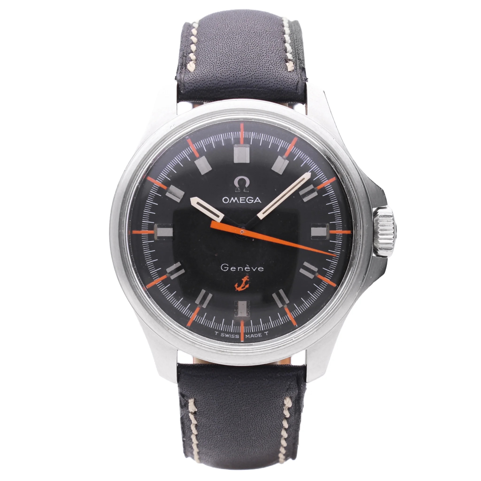 Stainless Steel OMEGA Genève Admiralty Wristwatch