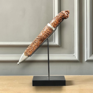 An Exceptional Carved Boxwood Knife and Sheath